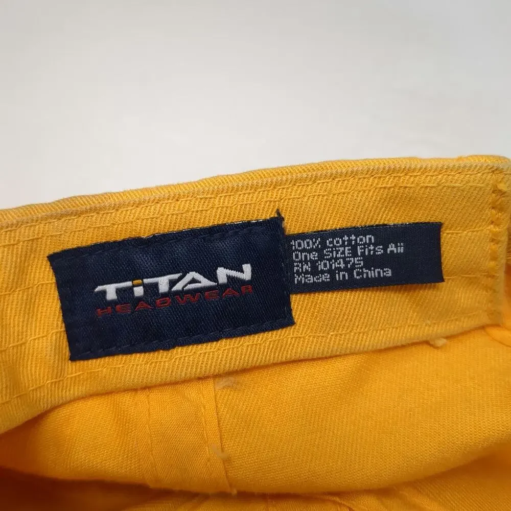 Titan Baseball Cap Yellow One Size Jackson Hole Rescue K-9 Avalanche Unit Hat